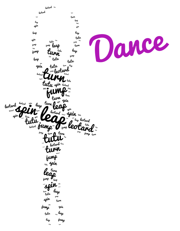 dance-wordart