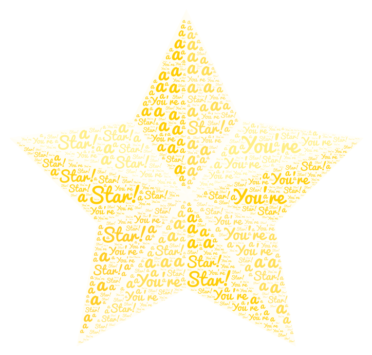 🌟 You're a Star! 🌟 – WordArt.com