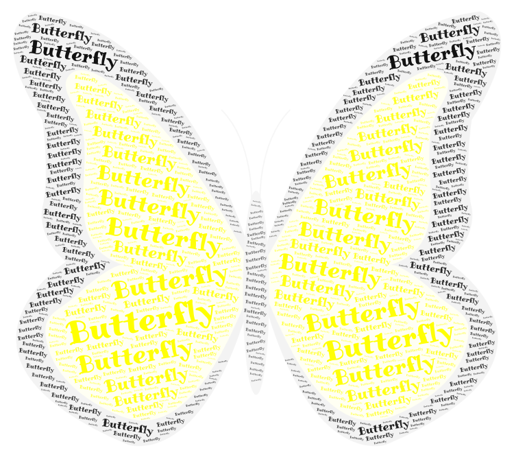 Butterfly – WordArt.com