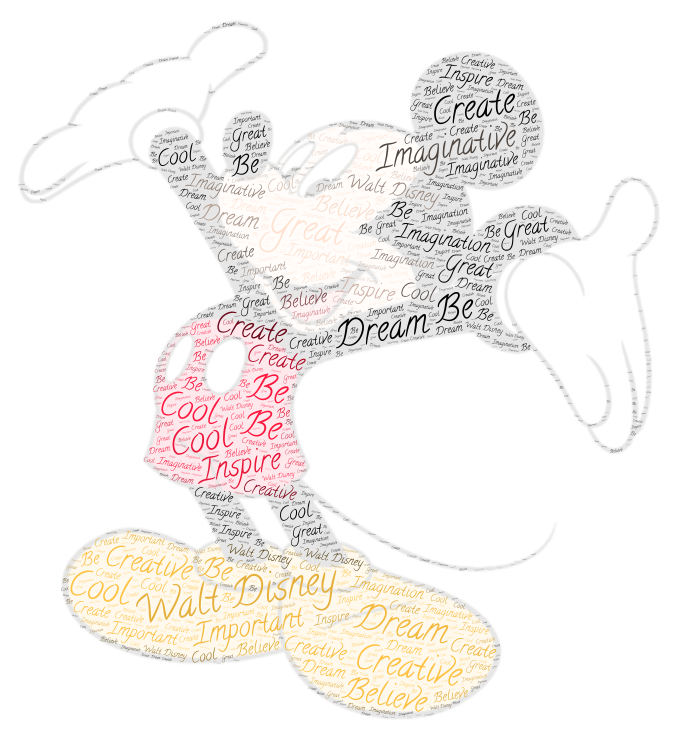 Walt Disney – WordArt.com