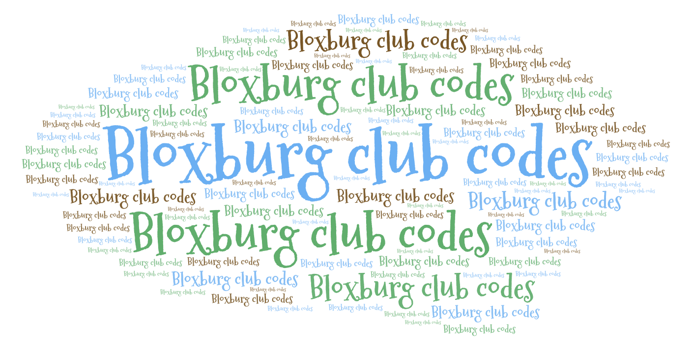 Best Bloxburg Club Codes 2020 Free Robux Wordart Com