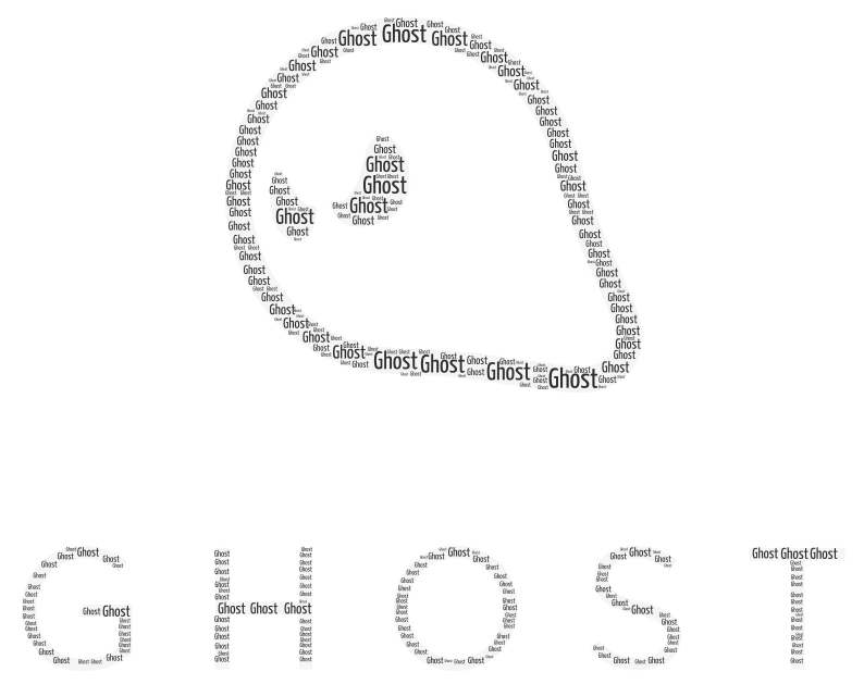 ghost-wordart