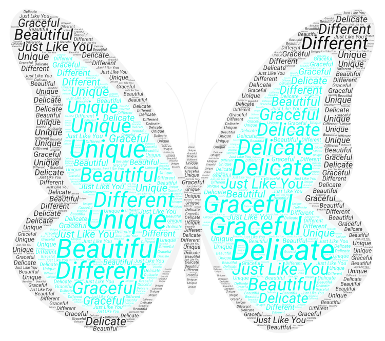 butterfly-wordart