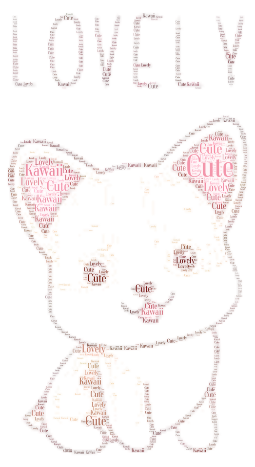 Kawaii Dog - WordArt.com