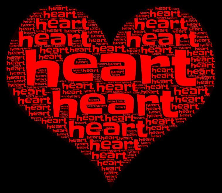 Heart WordArt