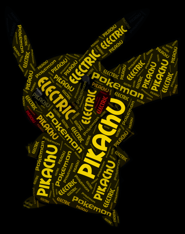 Pikachu - WordArt.com