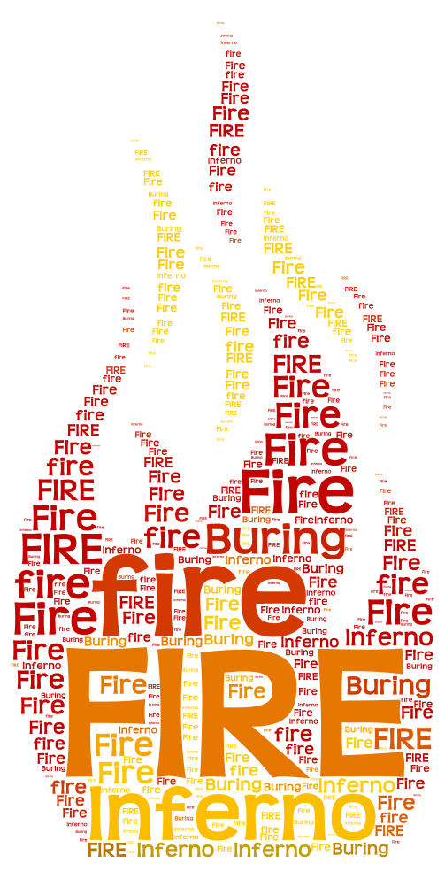 fire-wordart