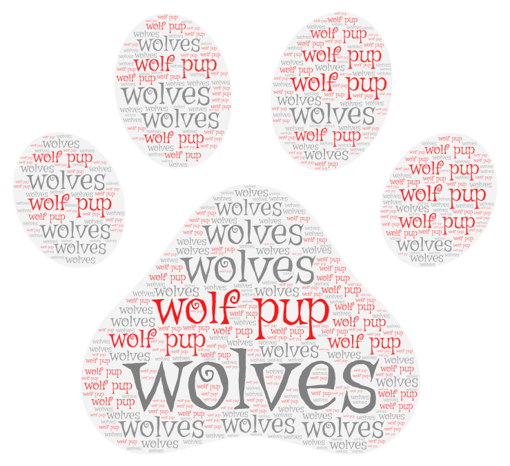 wolves-wordart