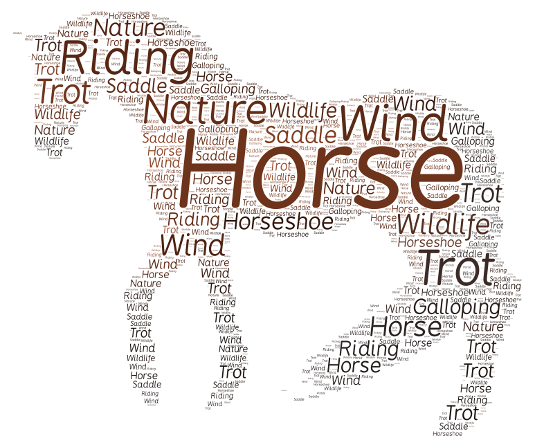 horse-wordart