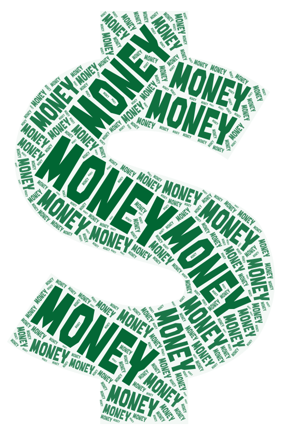 money-wordart