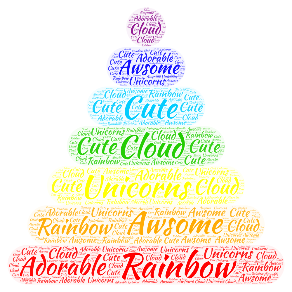 rainbow-wordart