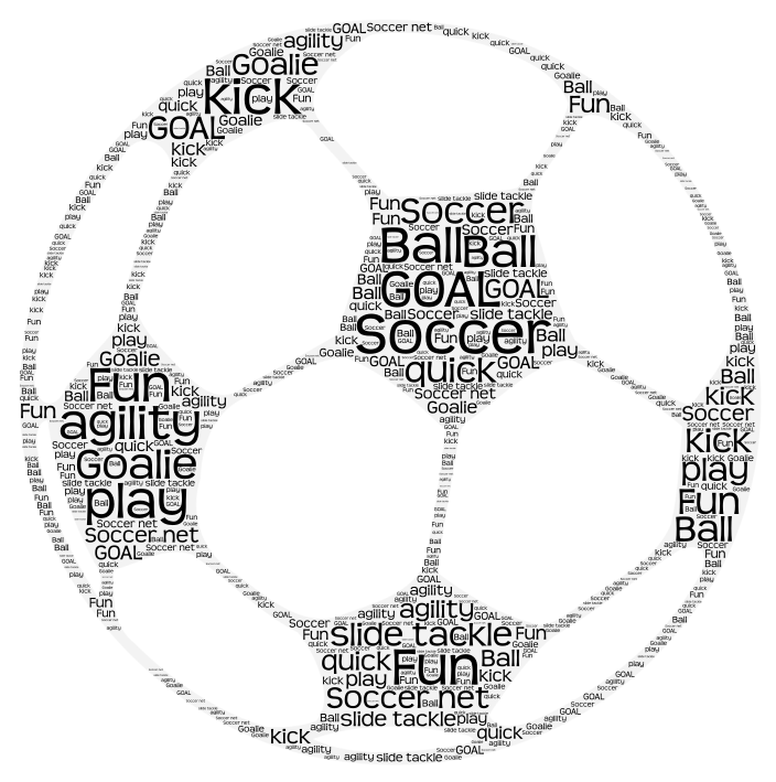 Soccerball – WordArt.com
