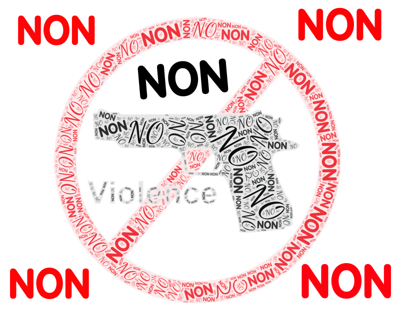 non-la-violence-wordart