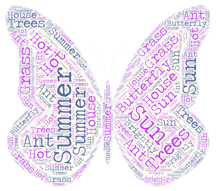 butterfly-wordart