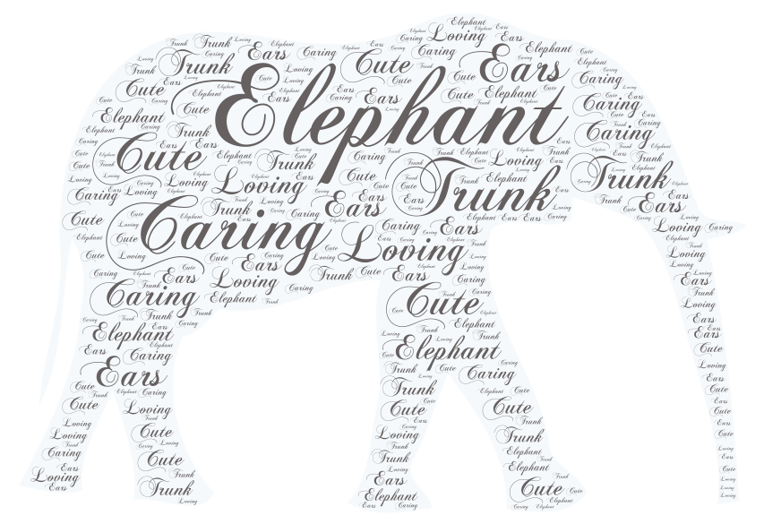 Elephant – WordArt.com