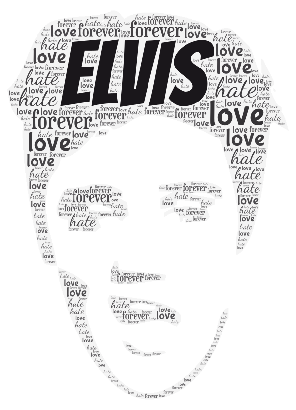 elvis-wordart