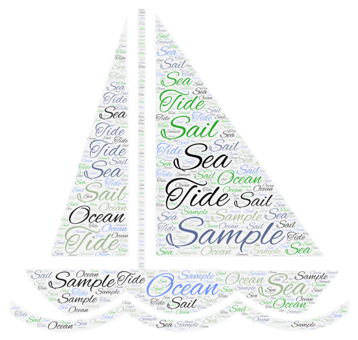 Text Art Boat Text Art Boat