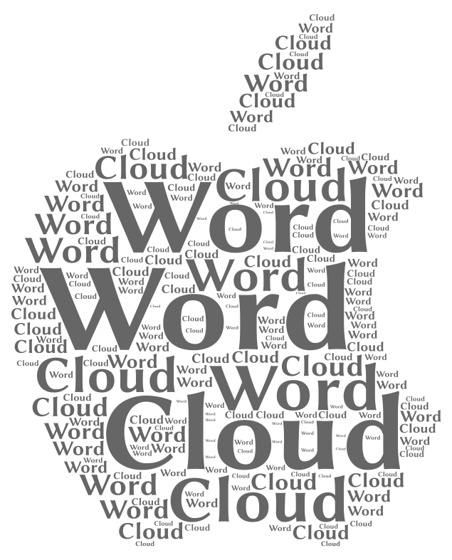 apple  WordArt.com