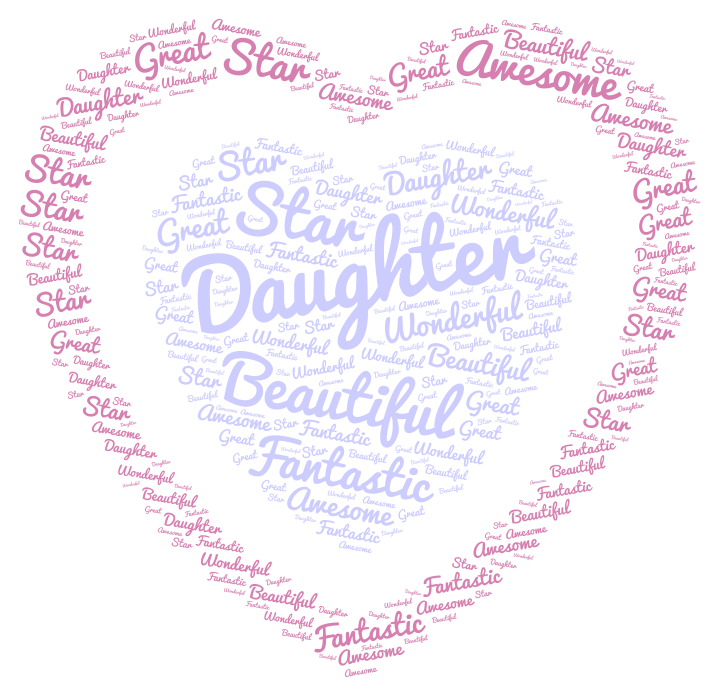 daughter-wordart