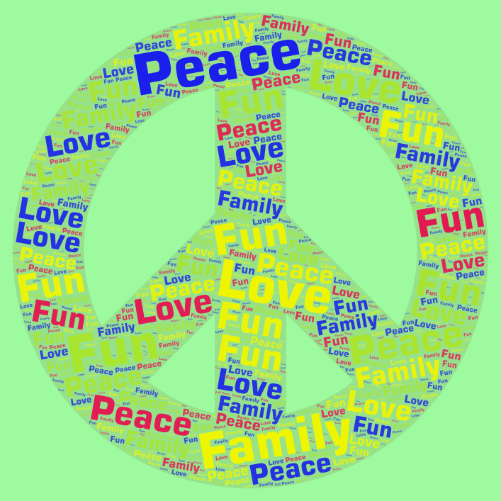 peace-wordart