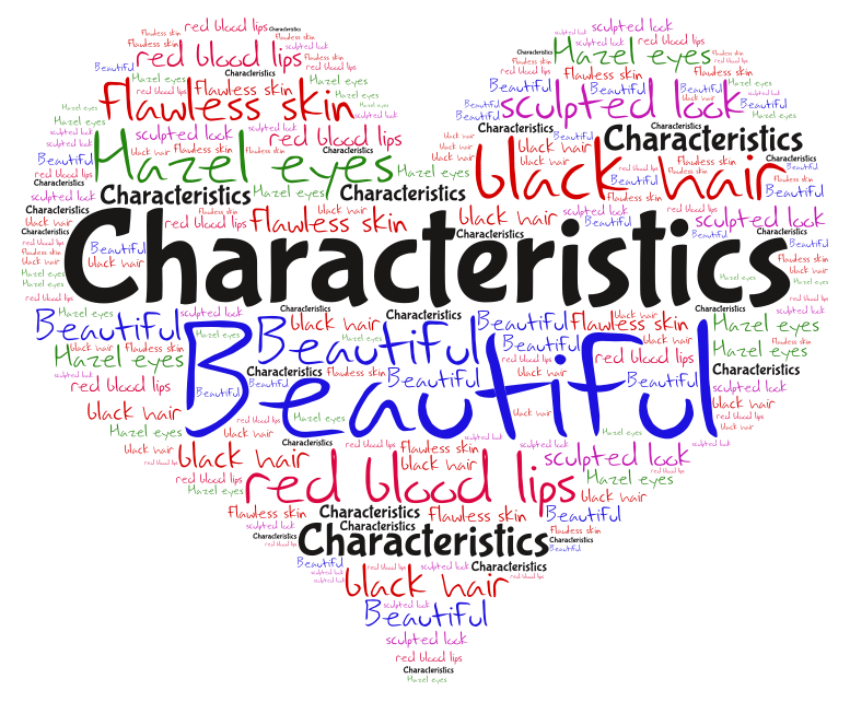 characteristics-wordart