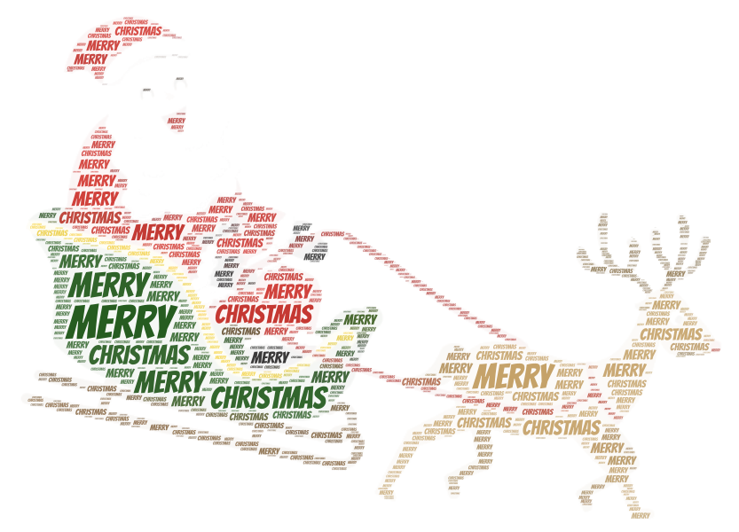 Merry Christmas – WordArt.com