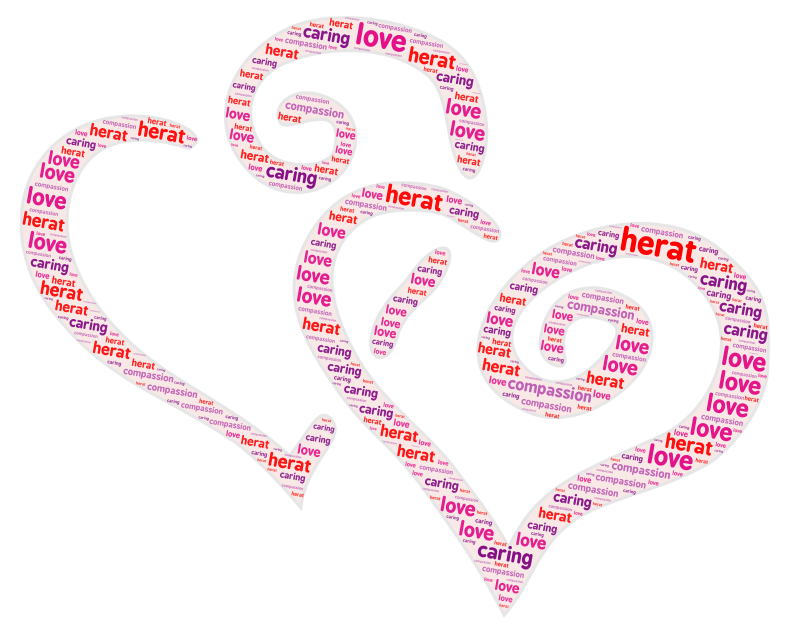 hearts-wordart