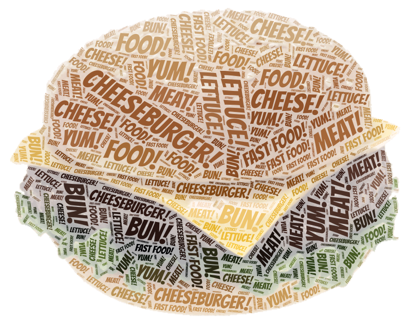 cheeseburger-wordart