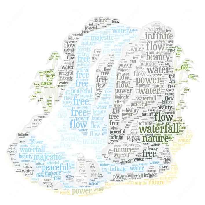 waterfall-wordart