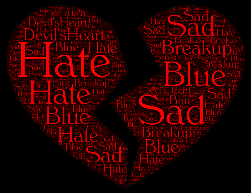 Broken Heart WordArt