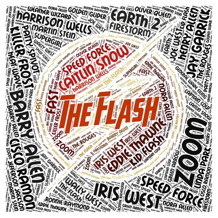 the-flash-wordart