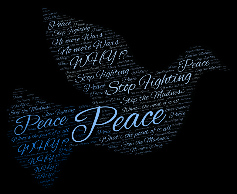 Peace WordArt