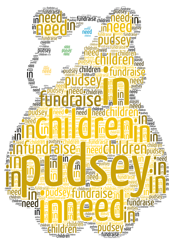 Pudsey Bear Word Search