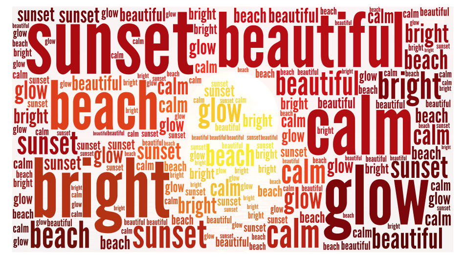 Sunset WordArt