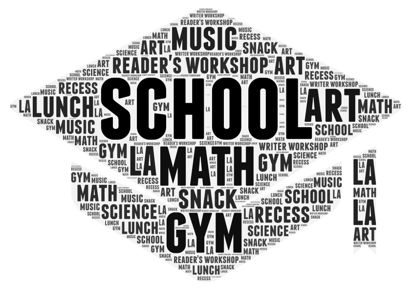 school – WordArt.com