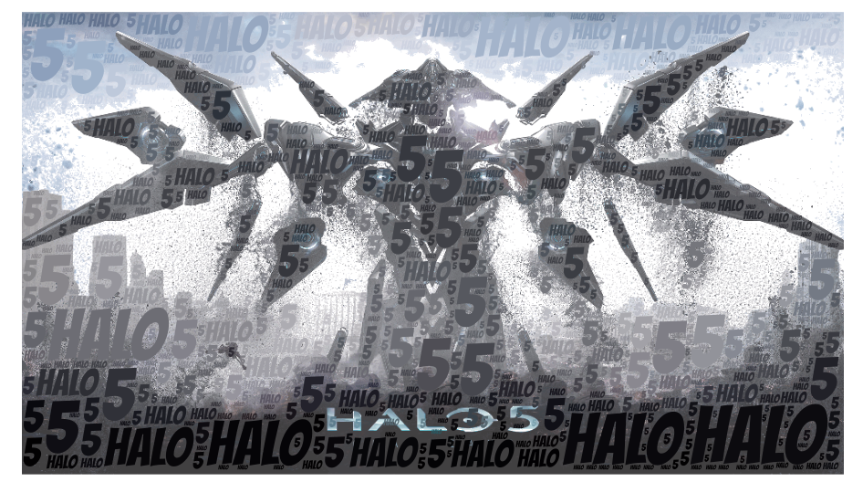 halo-wordart