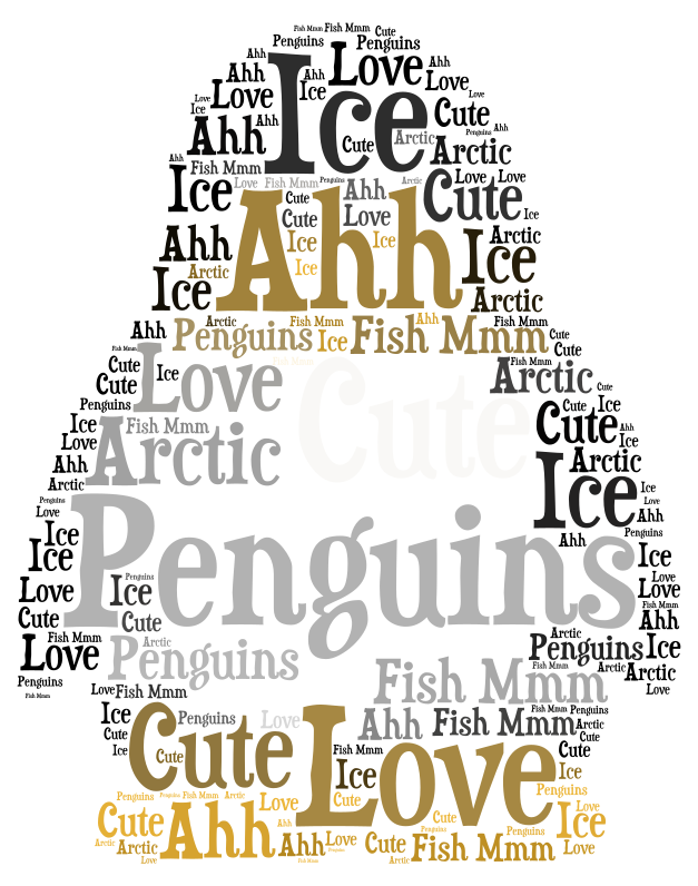 penguin-wordart