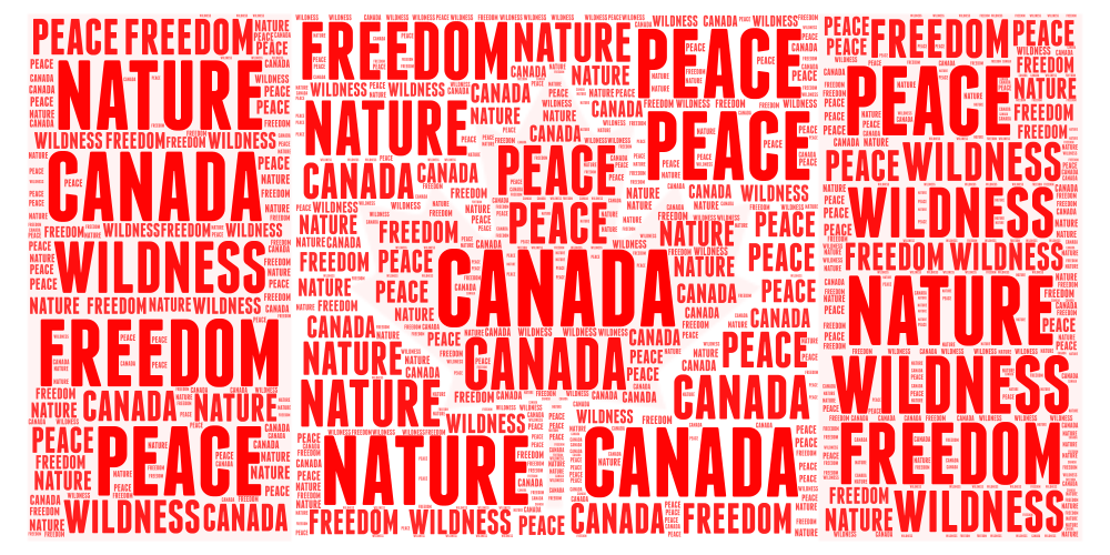 Canada  WordArt.com