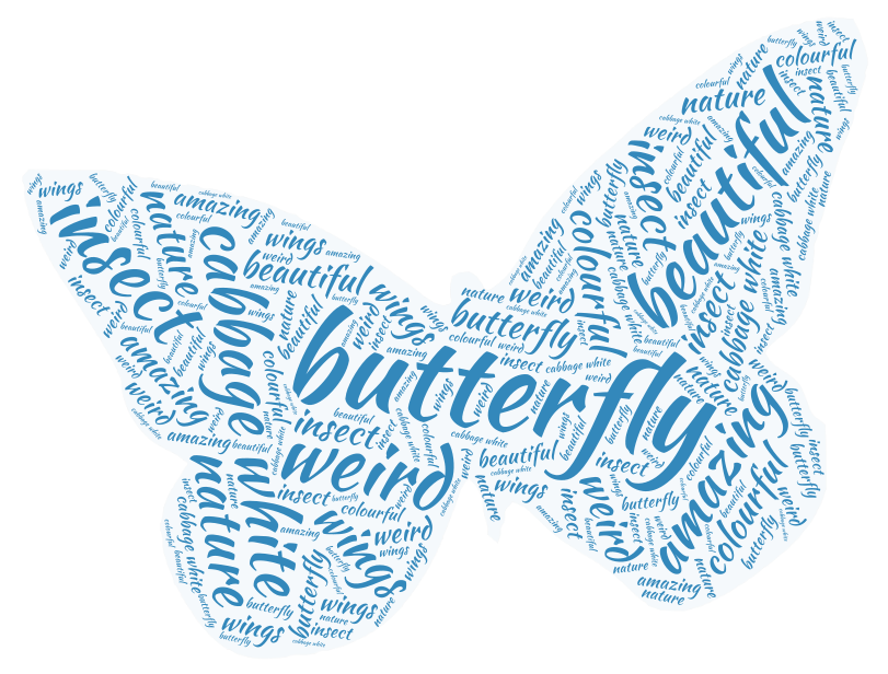 butterfly-wordart