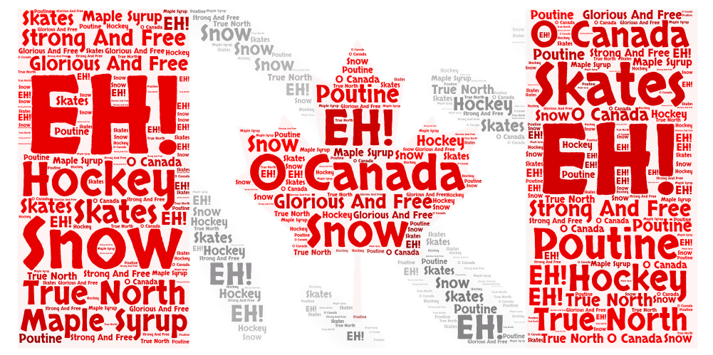 Canada  WordArt.com