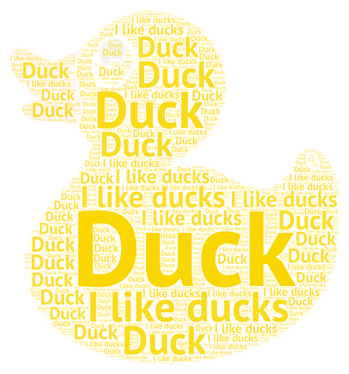 duck-wordart