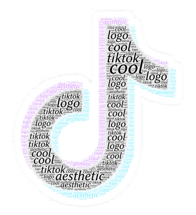 a cool aesthetic tiktok logo - WordArt.com