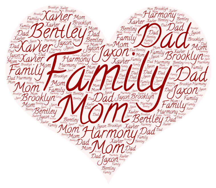 family-wordart