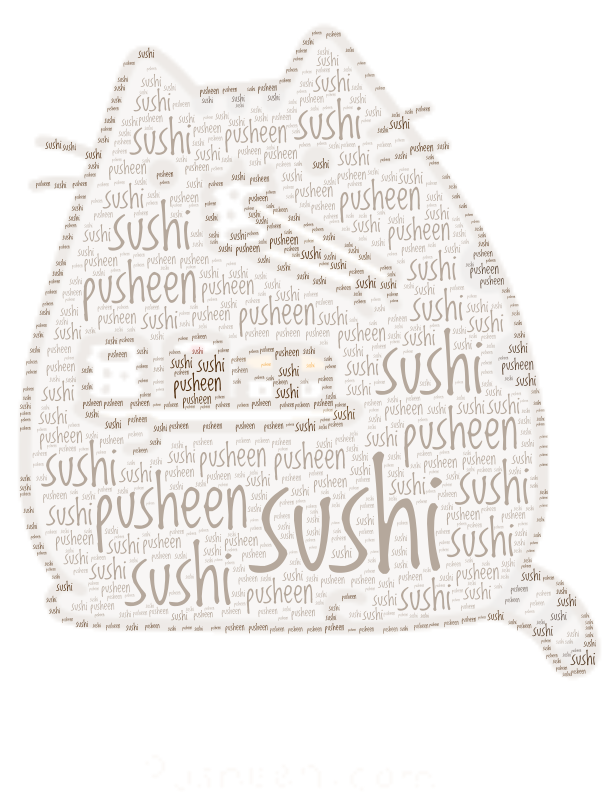 pusheen sushi