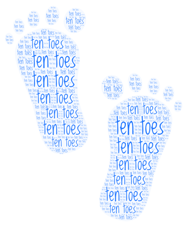 ten-toes-wordart