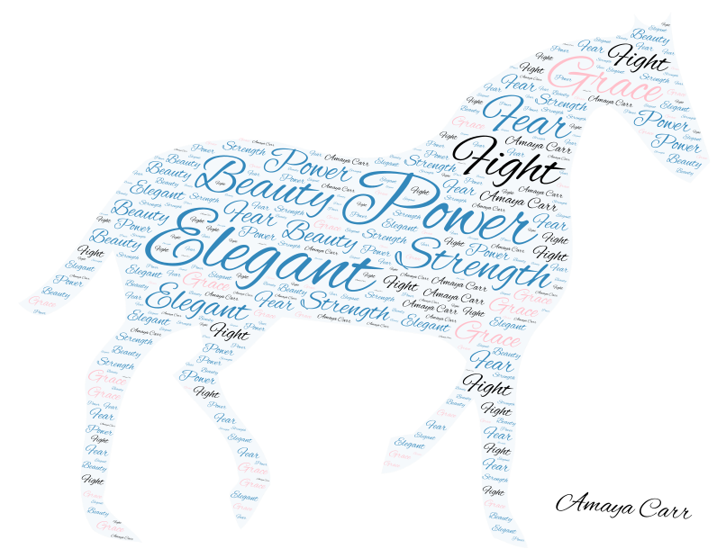 The Horse - WordArt.com