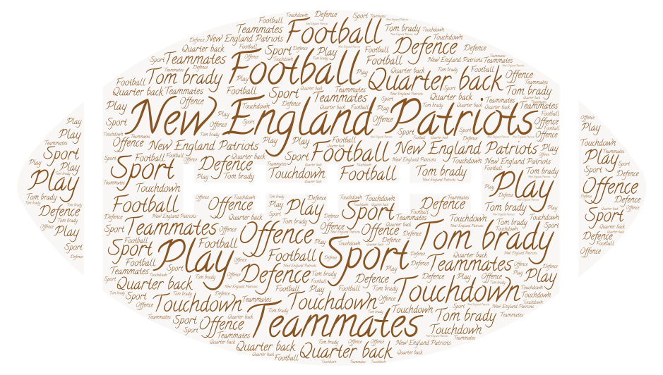 football-wordart