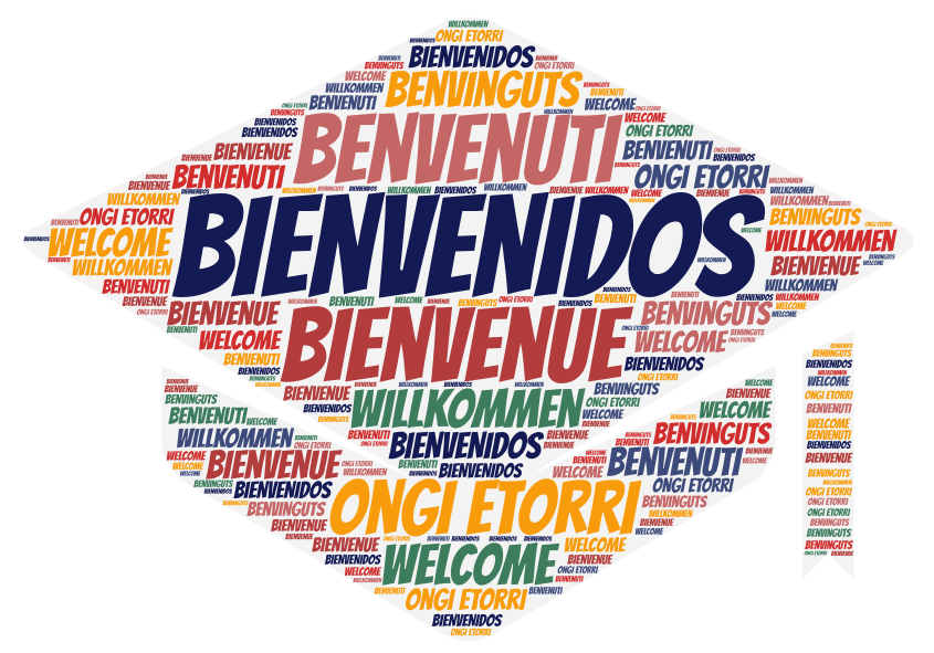 Bienvenido (Welcome in Spanish) word cloud - Stock Illustration  [72231059] - PIXTA