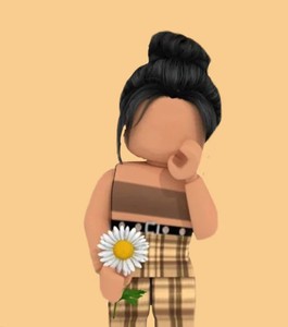 Roblox // GFX Girl With a Adidas and Flowers transparent background PNG  clipart