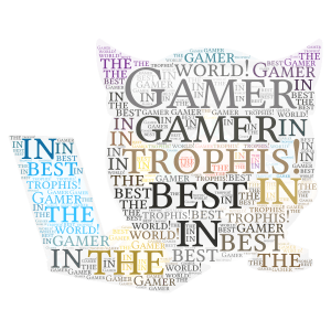 Gamer emoji! word cloud art